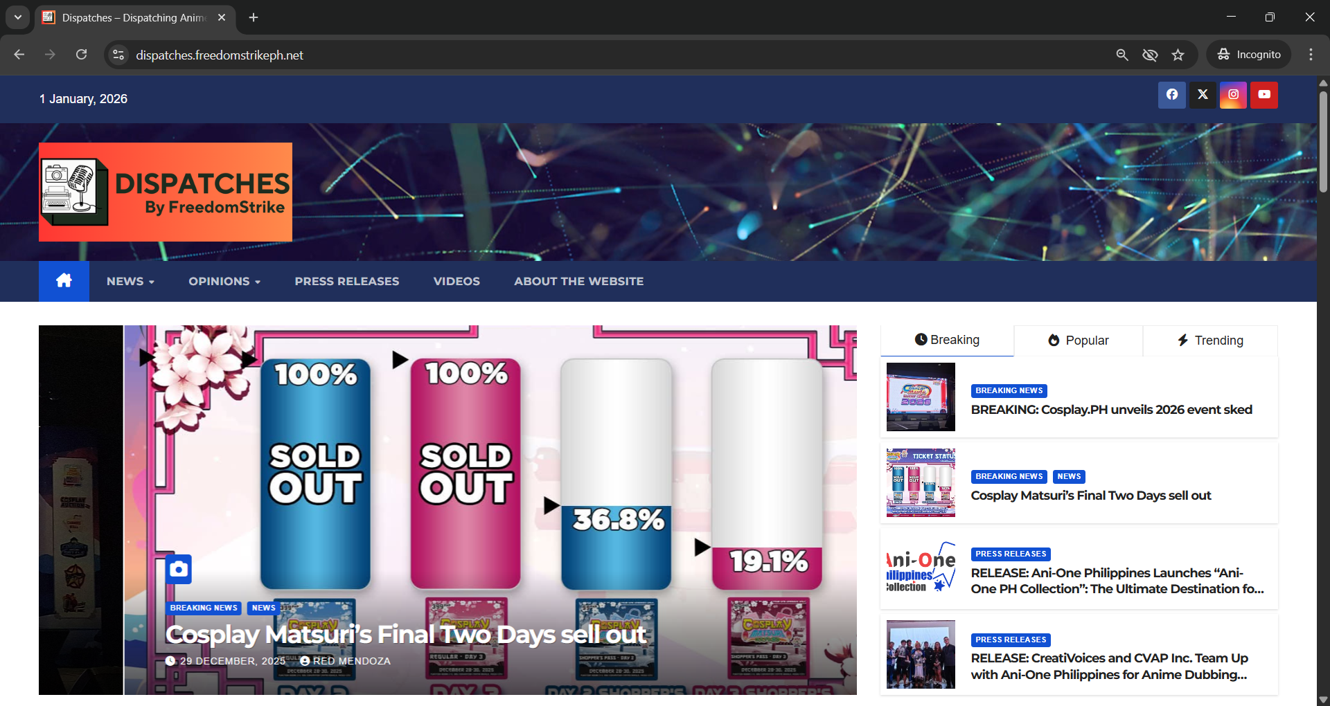 dispatches website