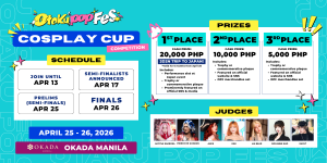 RELEASE: Otaku Pop Fes 2026 Highlights Cosplay Cup at Okada Manila on April 25–26 